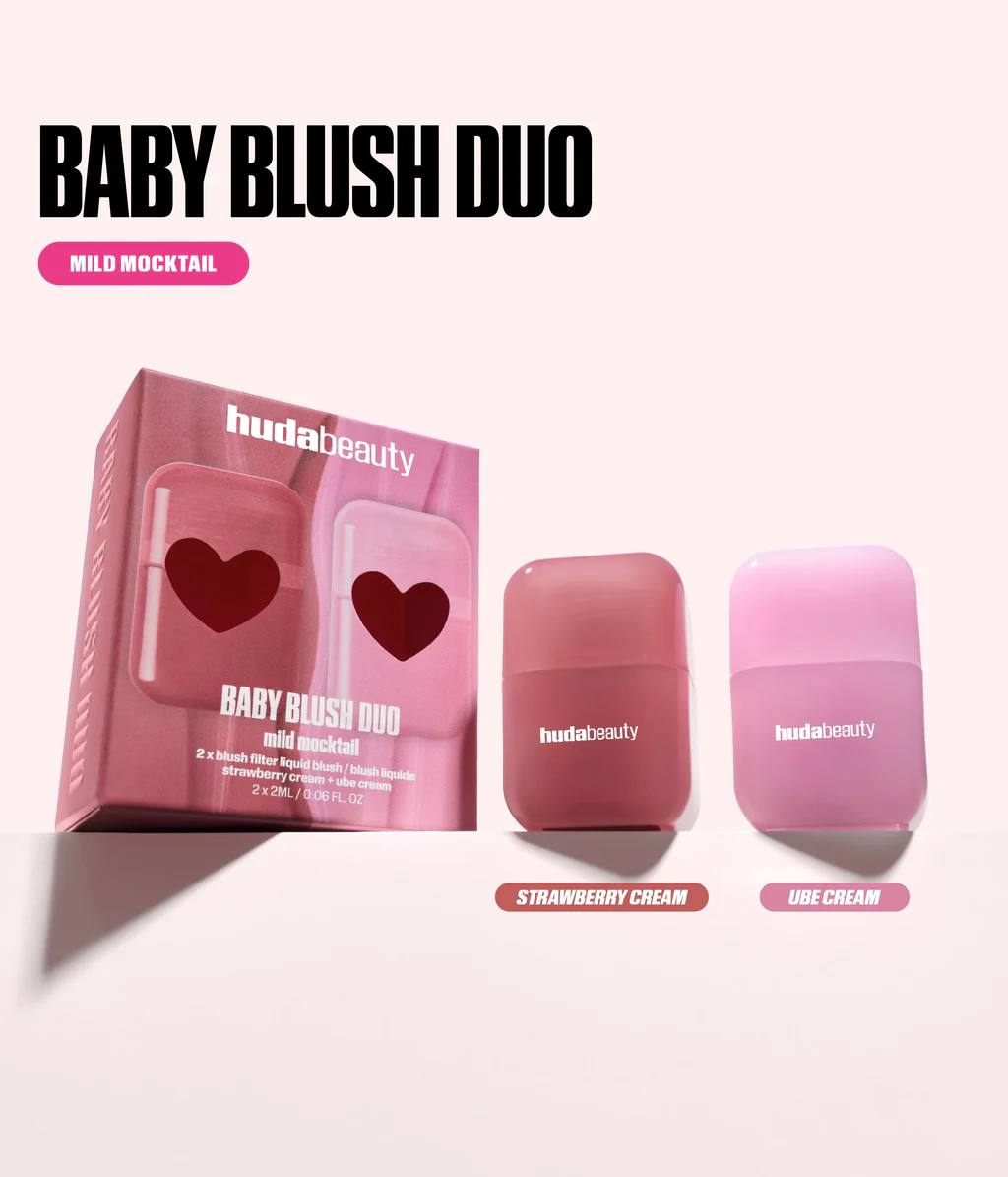 Huda beauty blush mini set